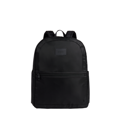 Evans Double Pocket Large Backpack Black