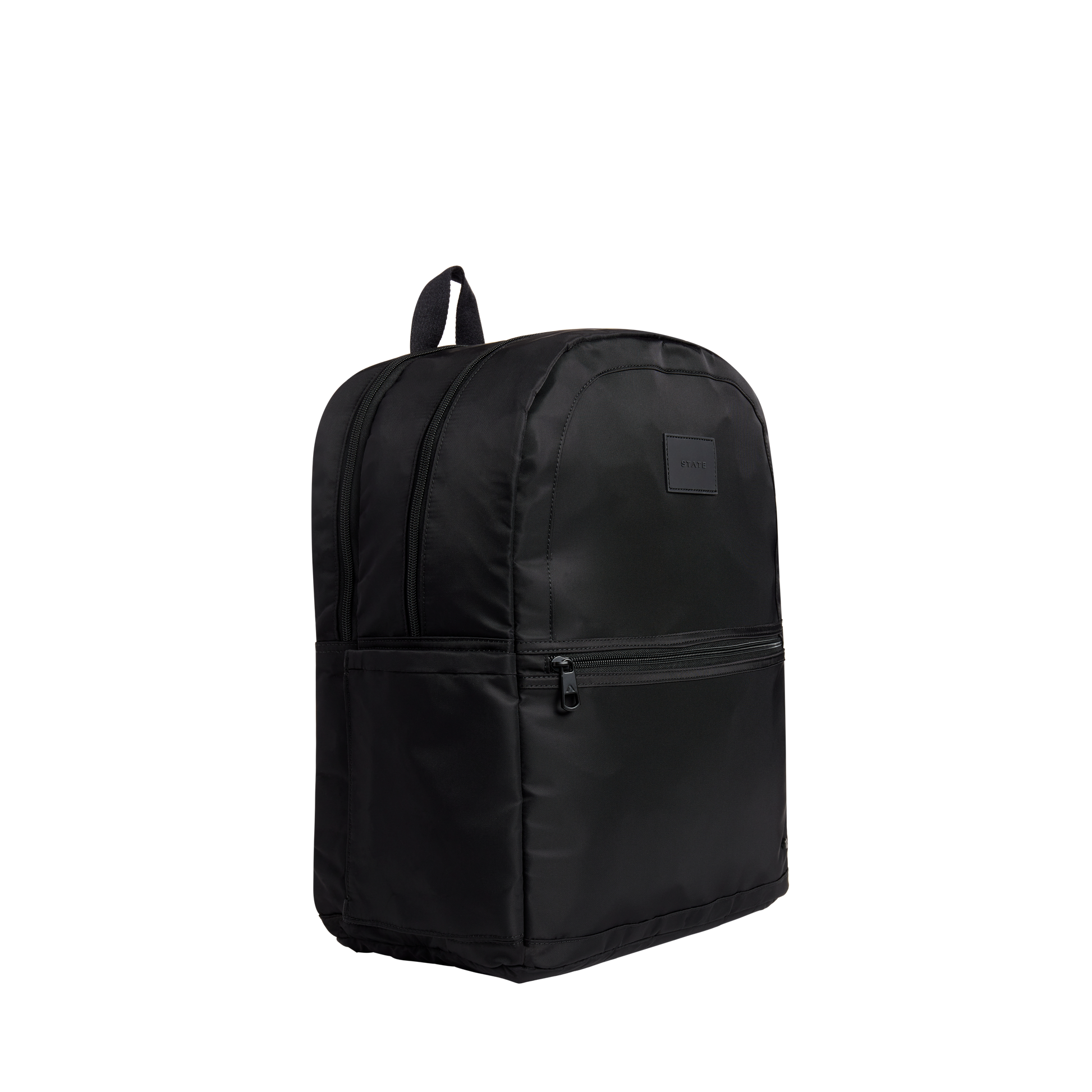 Evans Double Pocket Large Backpack Black
