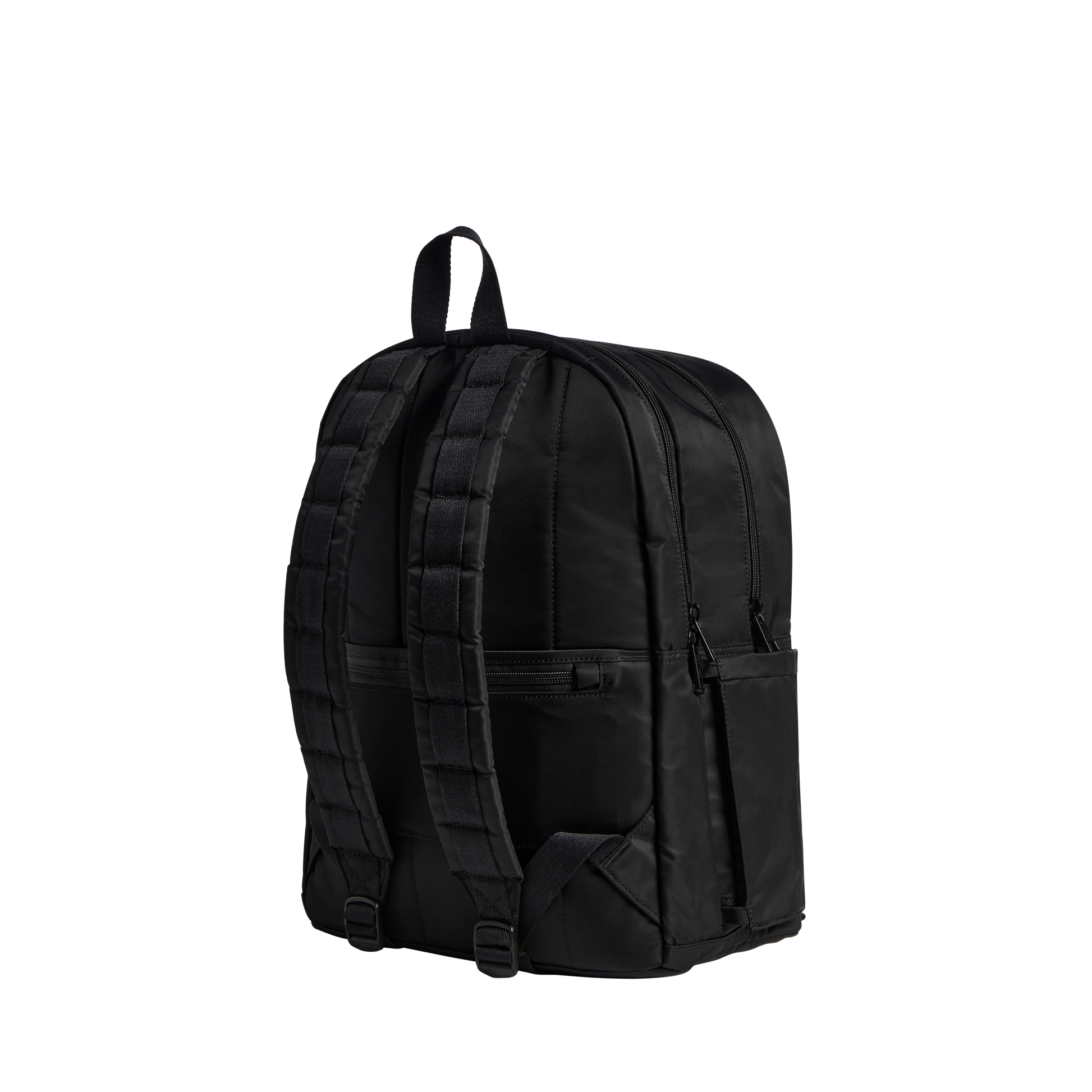 Evans Double Pocket Backpack Black