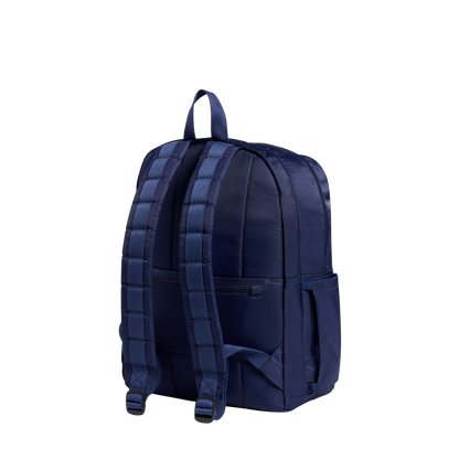 Evans Double Pocket Backpack Navy