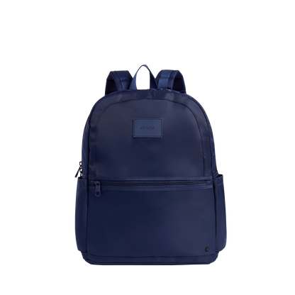 Evans Double Pocket Backpack Navy