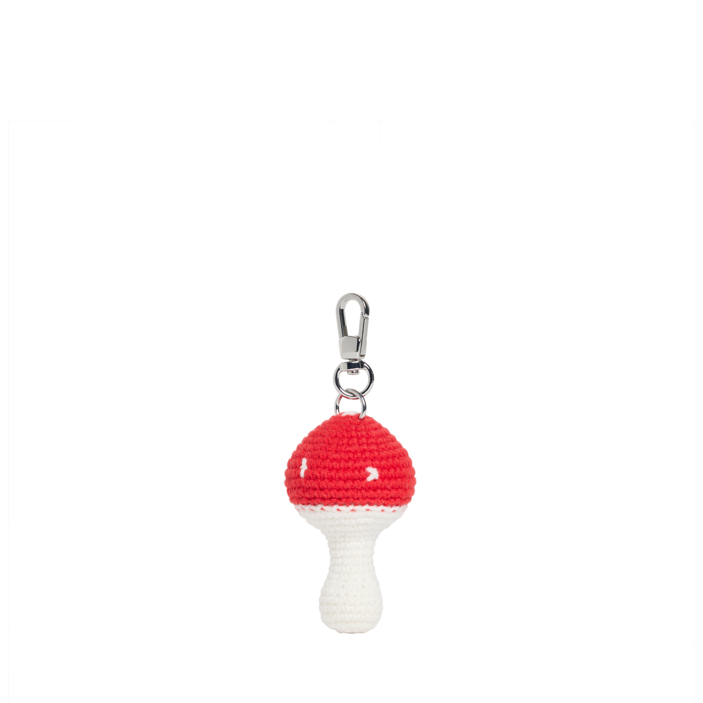 Mushroom Keychain Red