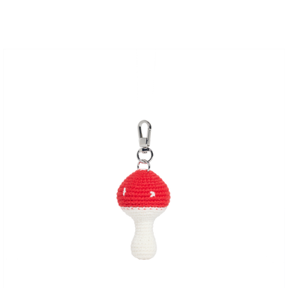 Mushroom Keychain Red