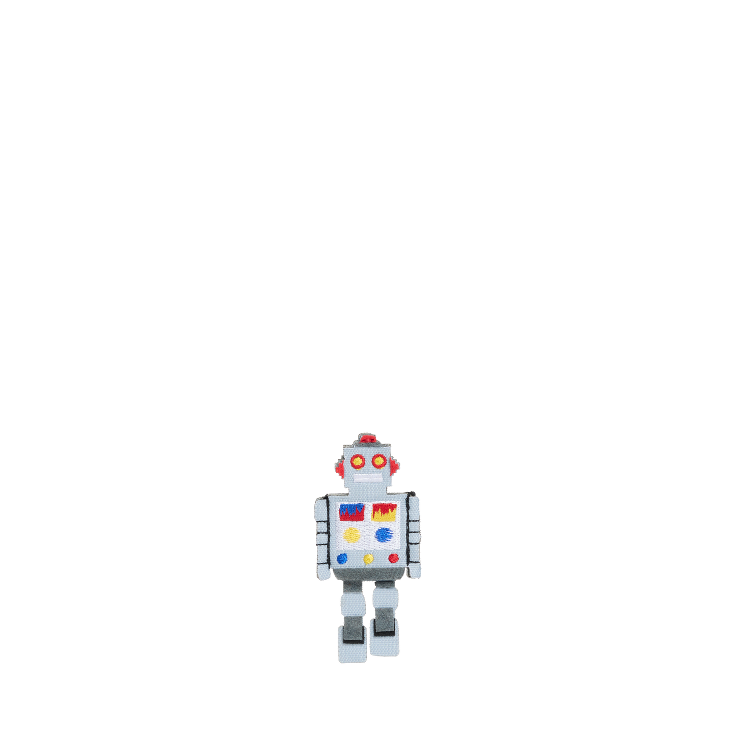 Robot Charm Gray