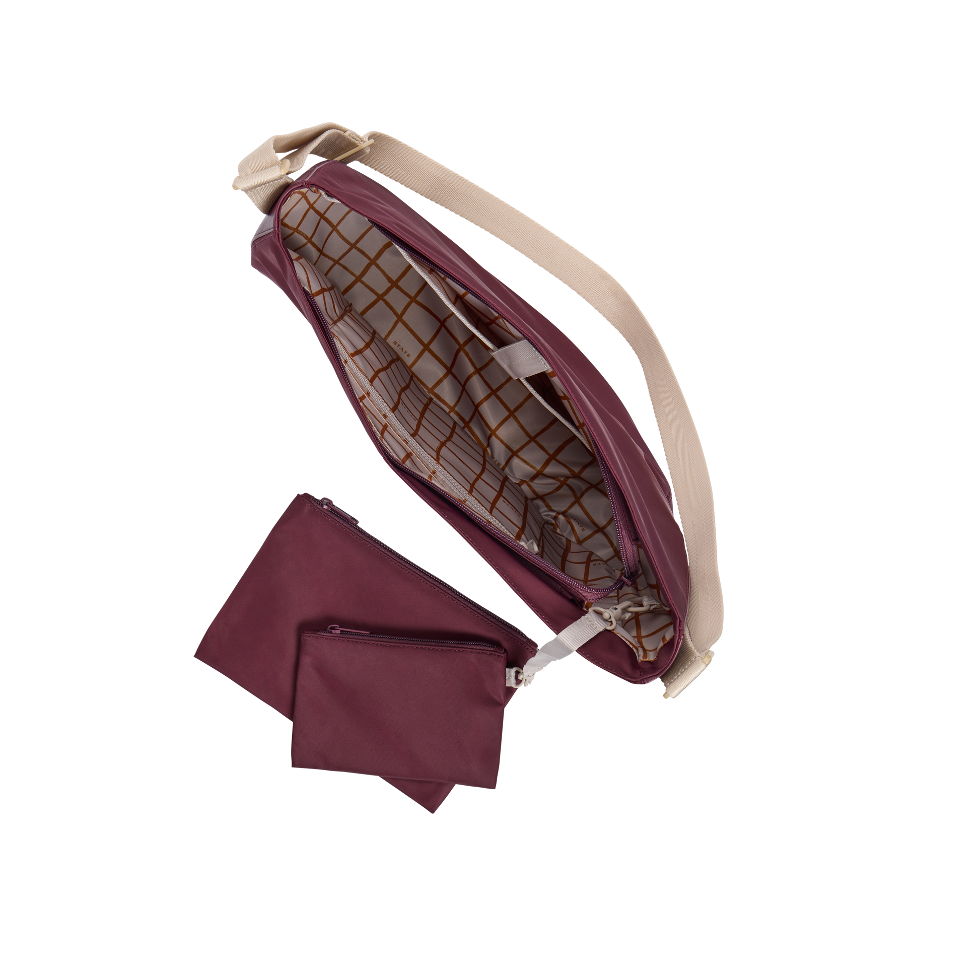 Luna Crossbody Burgundy