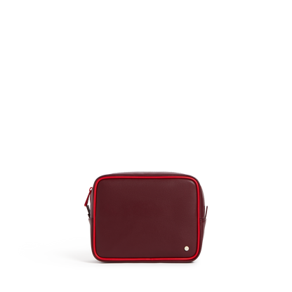 Travel Pouch Set of Two Burgundy