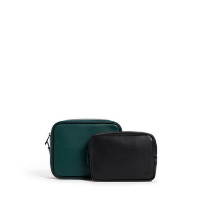 Travel Pouch Set of Two Olive