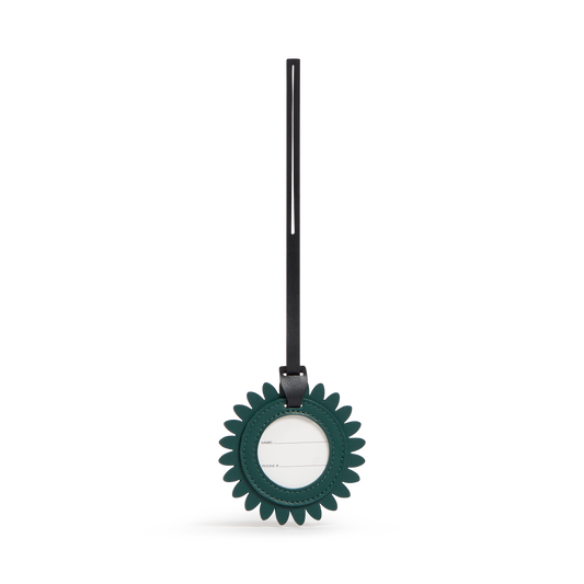 Luggage Tag Olive Flower