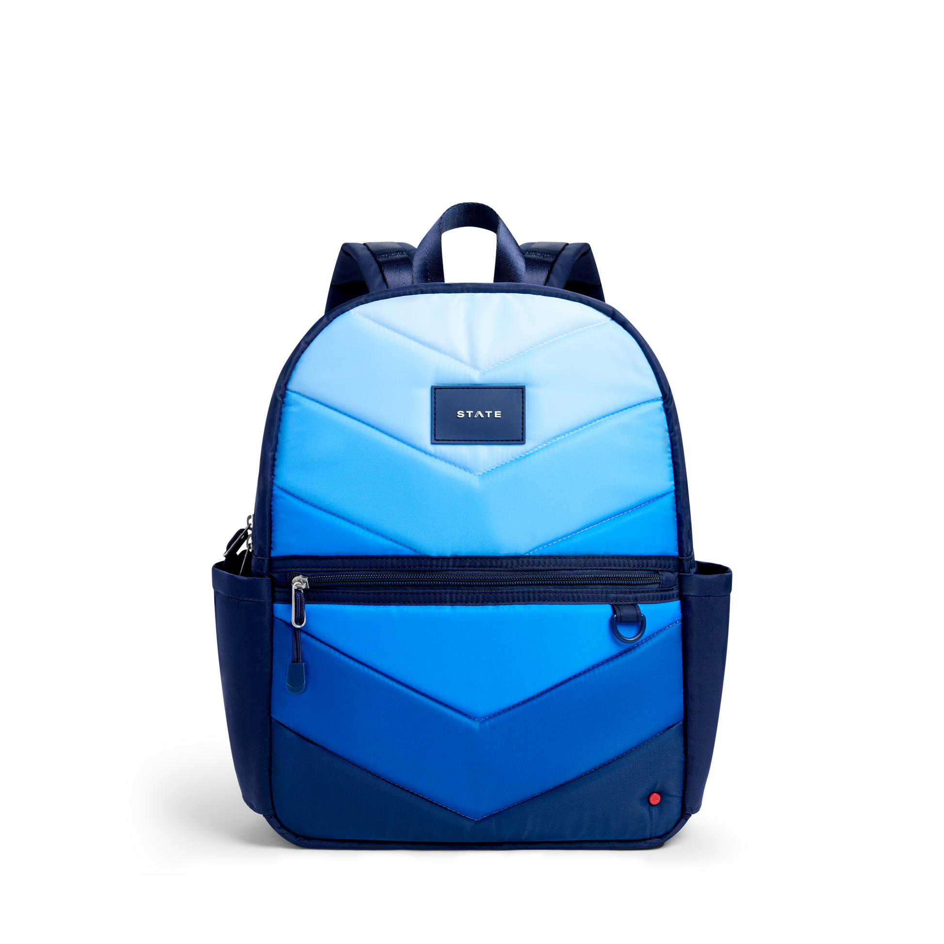 Kane Backpack Blue Chevron