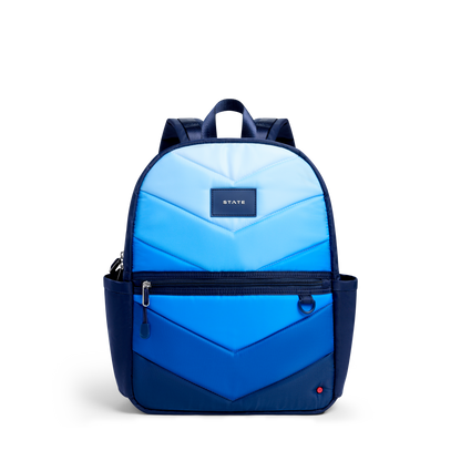 Kane Backpack Blue Chevron