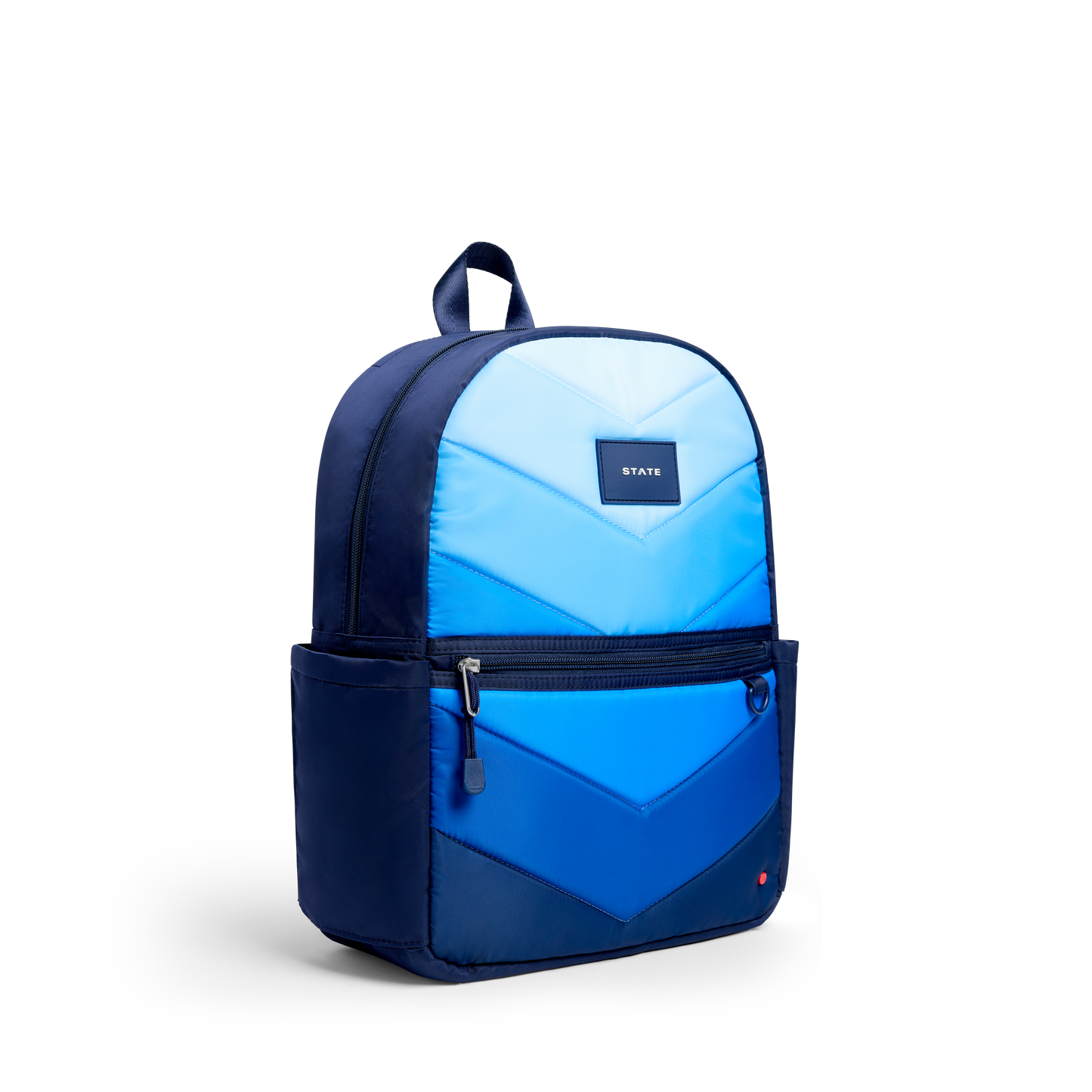 Kane Backpack Blue Chevron