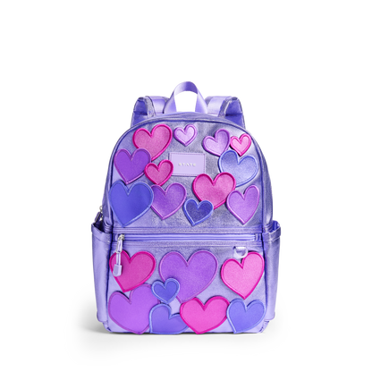 Kane Double Pocket Backpack 3D Hearts
