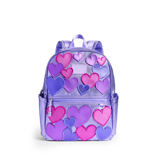 Kane Double Pocket Backpack 3D Hearts