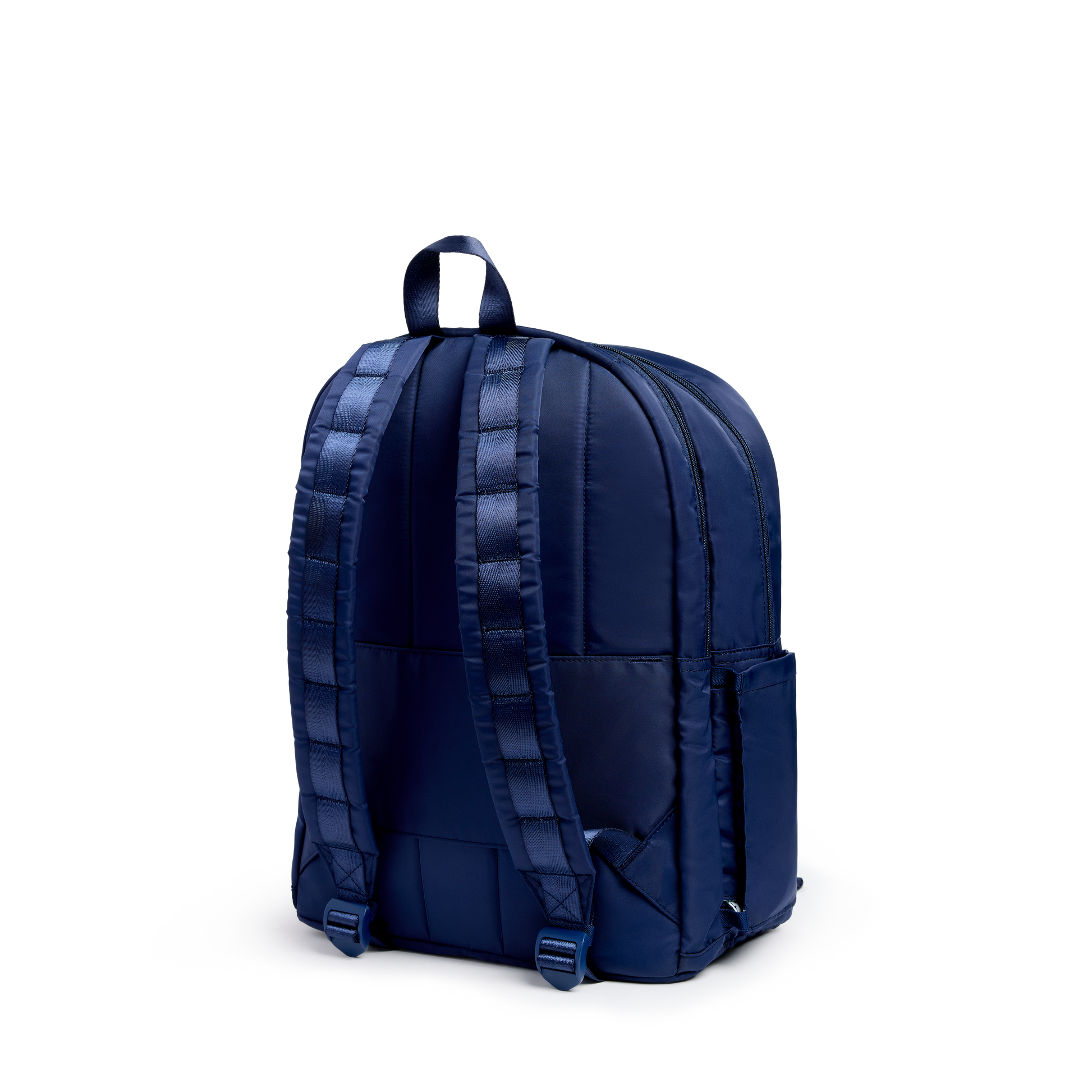 Kane Double Pocket Backpack Blue Chevron