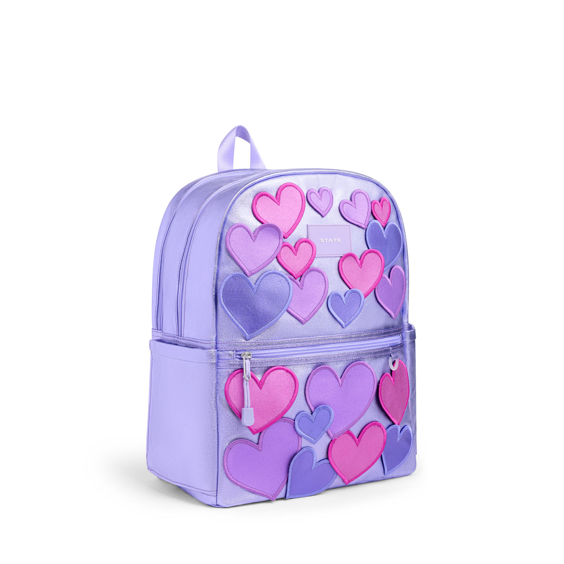 Kane Double Pocket Backpack 3D Hearts