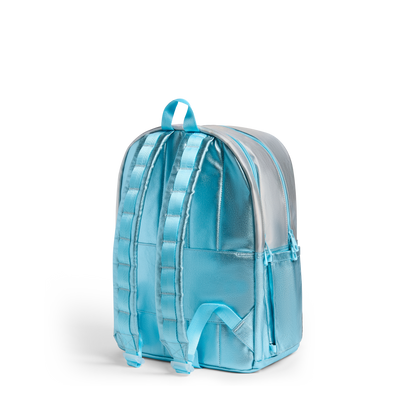 Kane Double Pocket Backpack Blue Iridescent