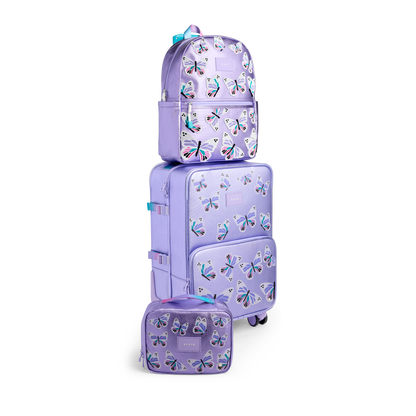 Logan Carry-On Suitcase Butterfly