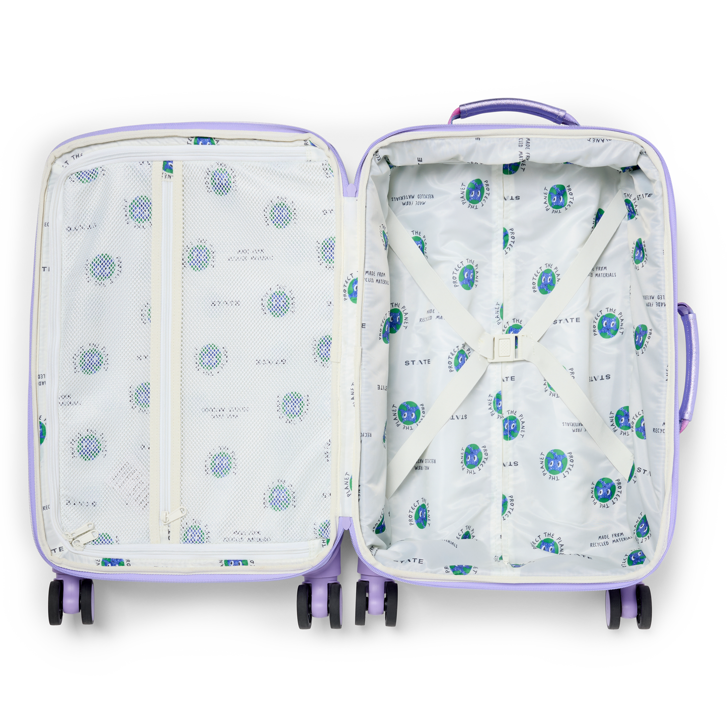 Logan Carry-On Suitcase Butterfly