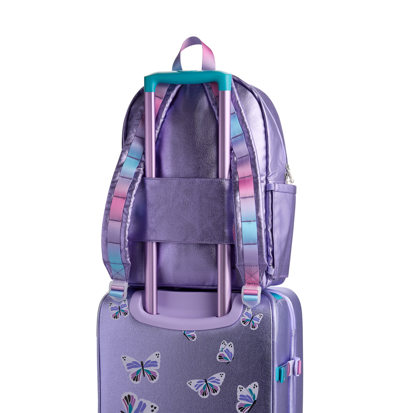 Logan Carry-On Suitcase Butterfly