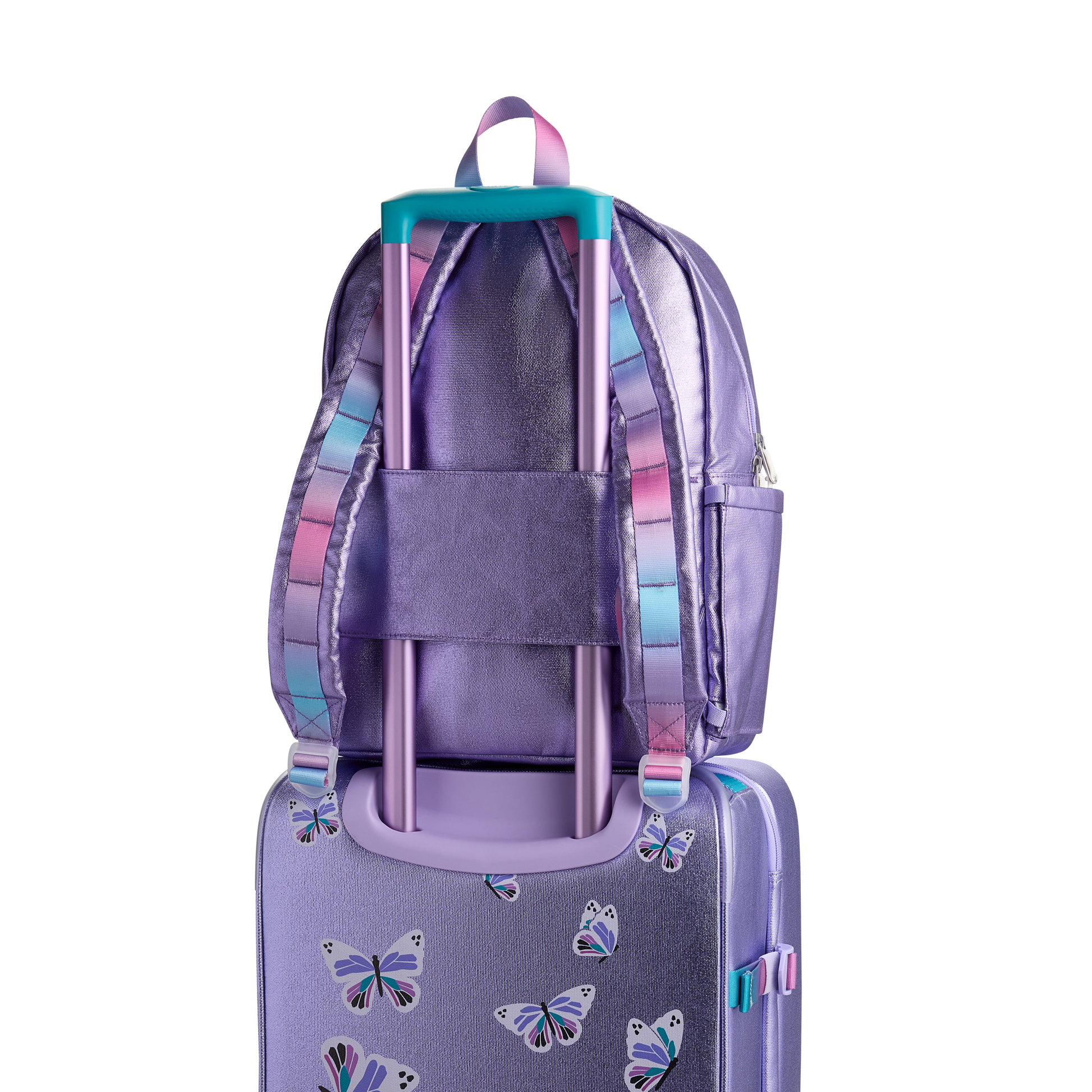 Logan Carry-On Suitcase Butterfly