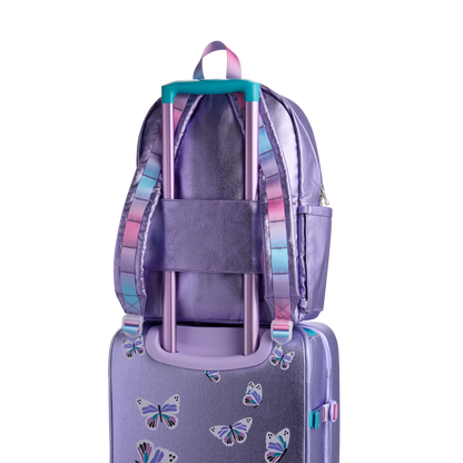 Logan Carry-On Suitcase Butterfly