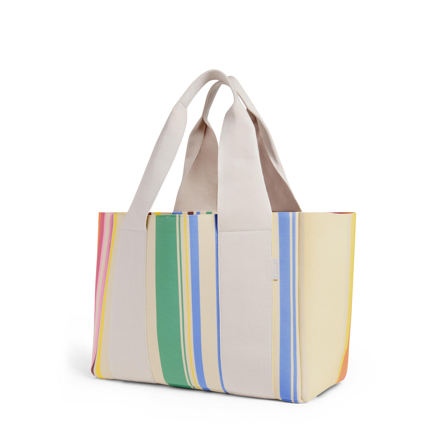 Wellington Cabana Tote Rainbow Stripe