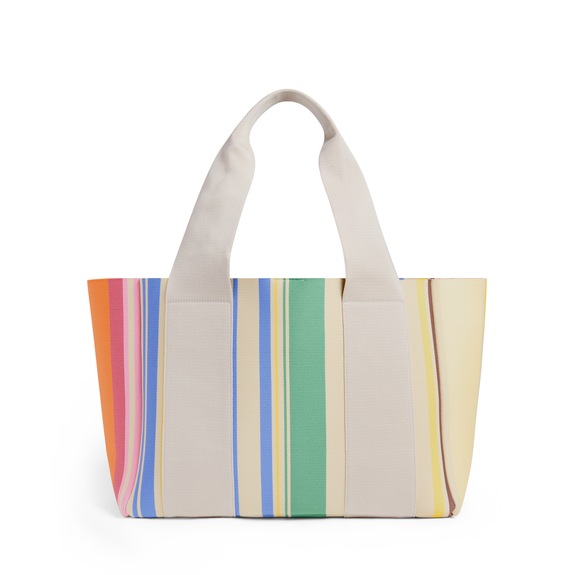 Wellington Cabana Tote Rainbow Stripe