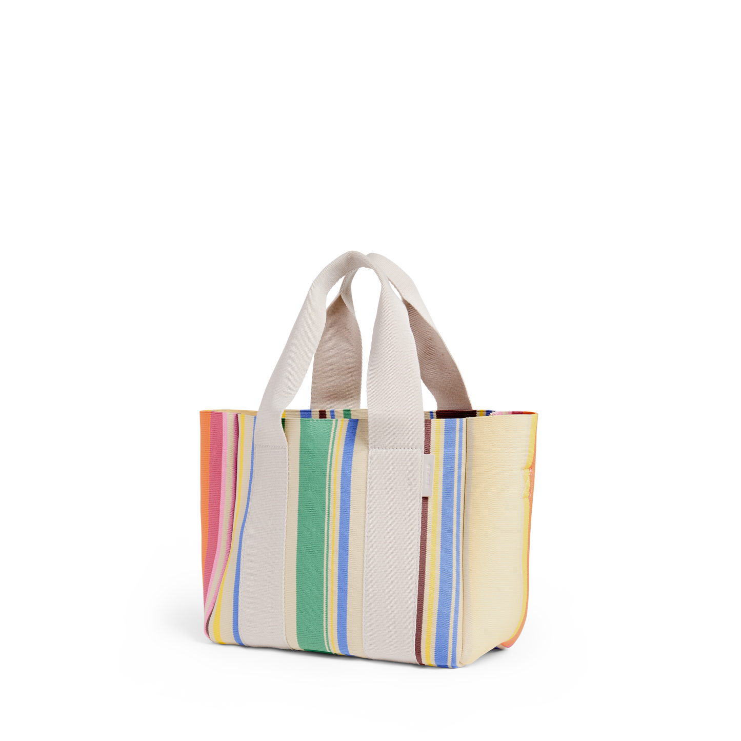 Wellington Cabana Tote Mini Rainbow Stripe