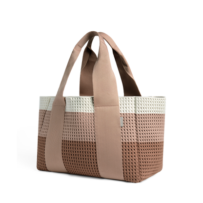 Wellington Cabana Tote Neutral Stripe