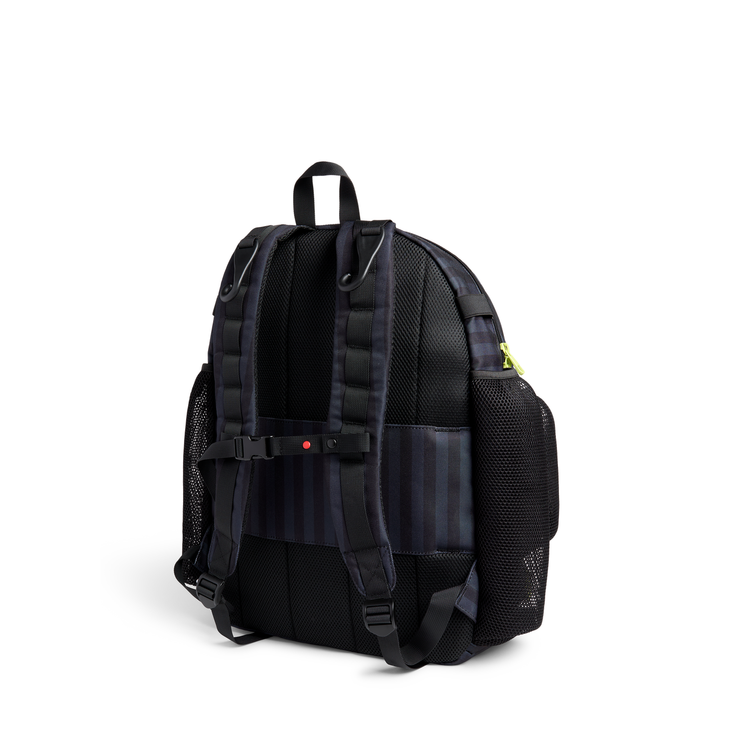 Shea Baseball Backpack Black Grey Striped