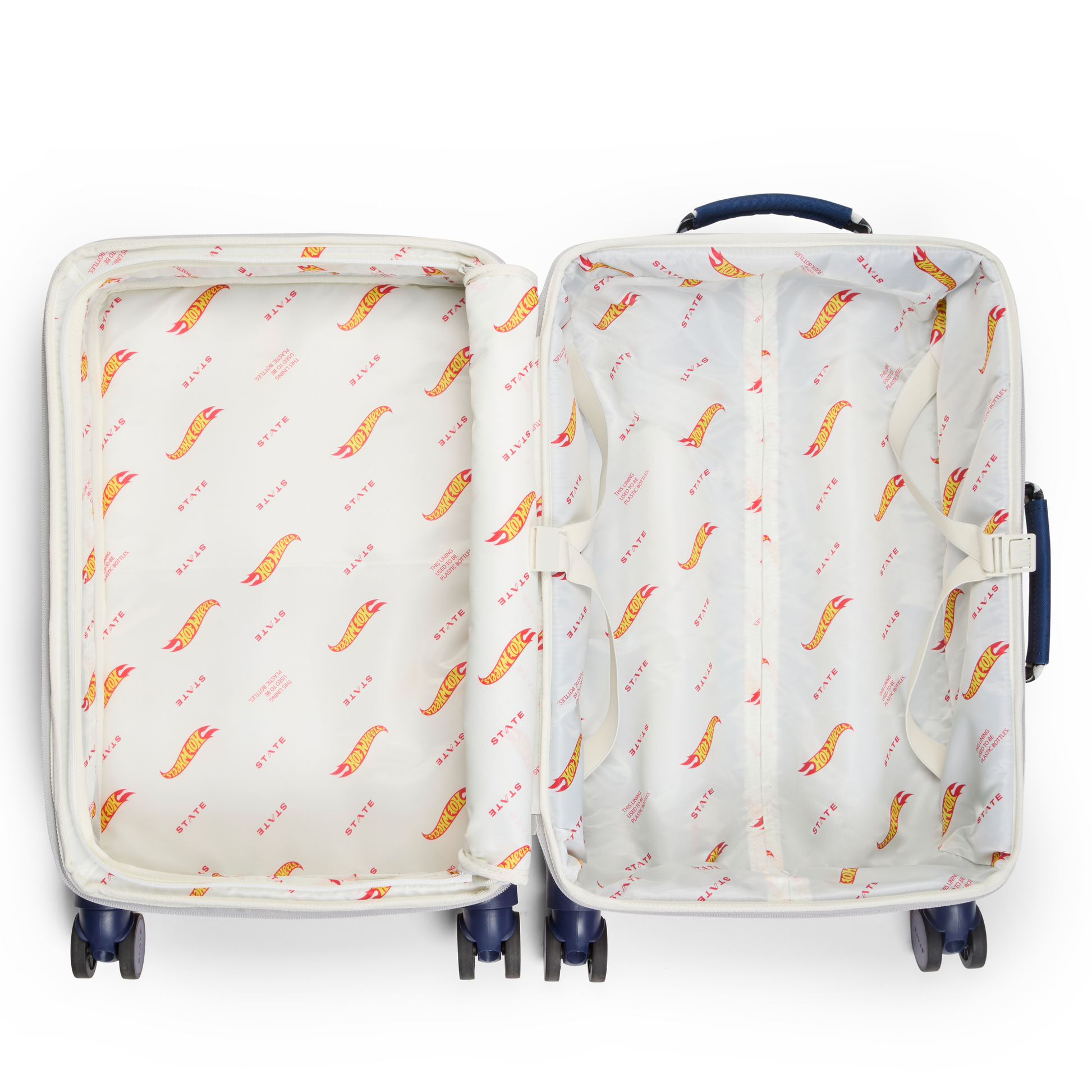 STATE x Hot Wheels™ Logan Carry-On Suitcase Hot Wheels™ Flames