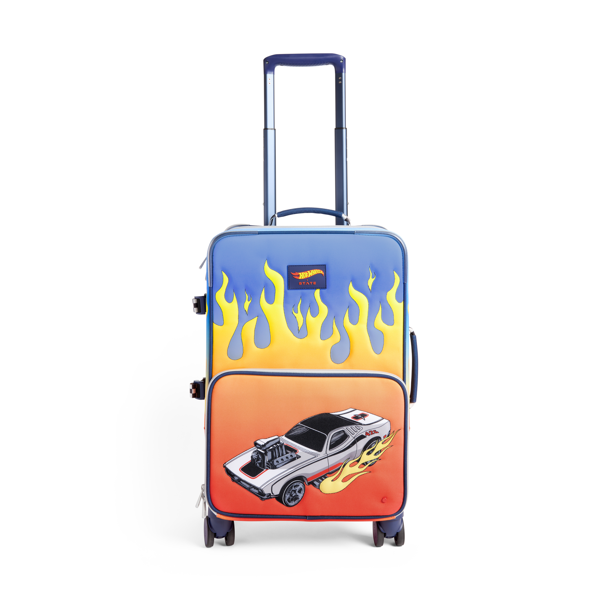 STATE x Hot Wheels™ Logan Carry-On Suitcase Hot Wheels™ Flames