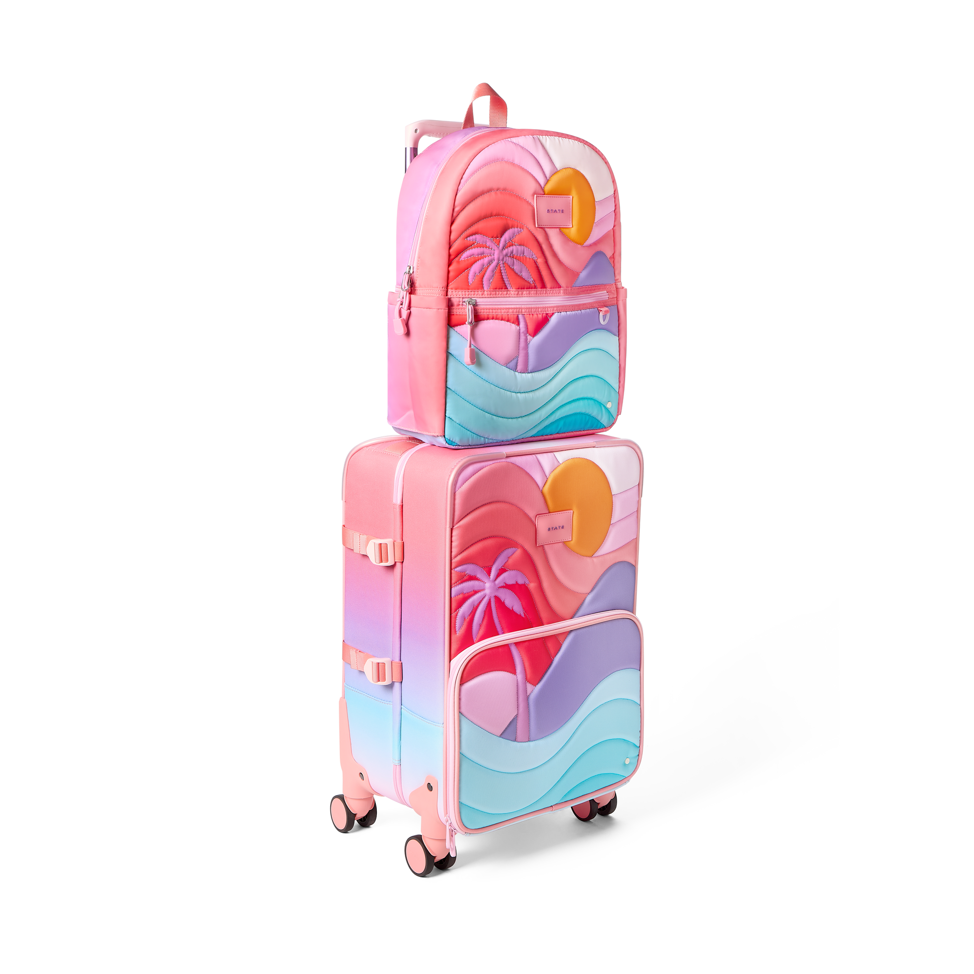 Logan Carry-On Suitcase Sunset Puffer