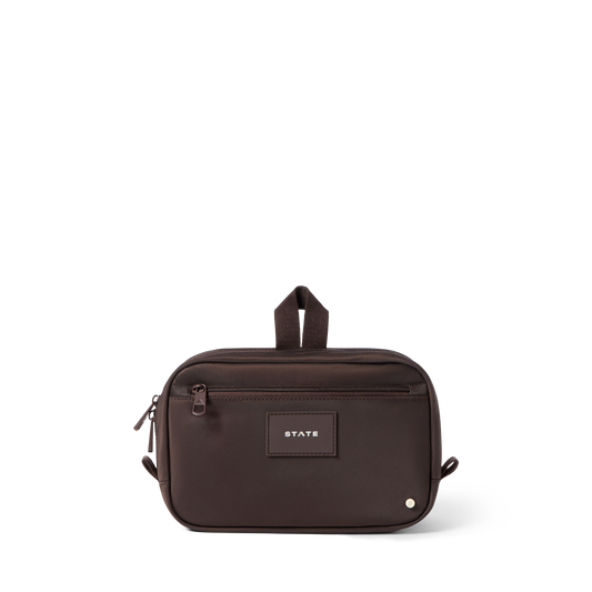 Hart Toiletry Kit Brown