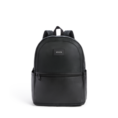 Evans Double Pocket Backpack Black