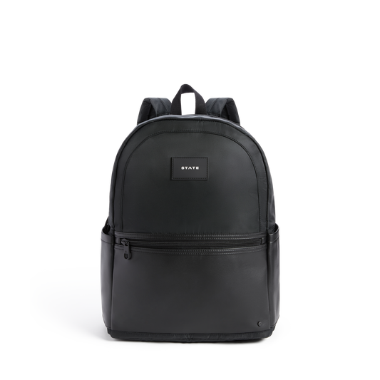 Evans Double Pocket Backpack Black