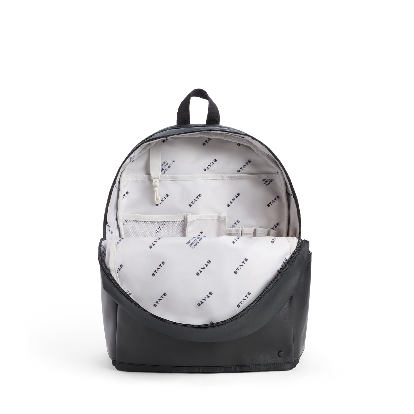 Evans Double Pocket Backpack Black