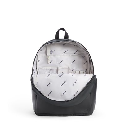 Evans Double Pocket Backpack Black