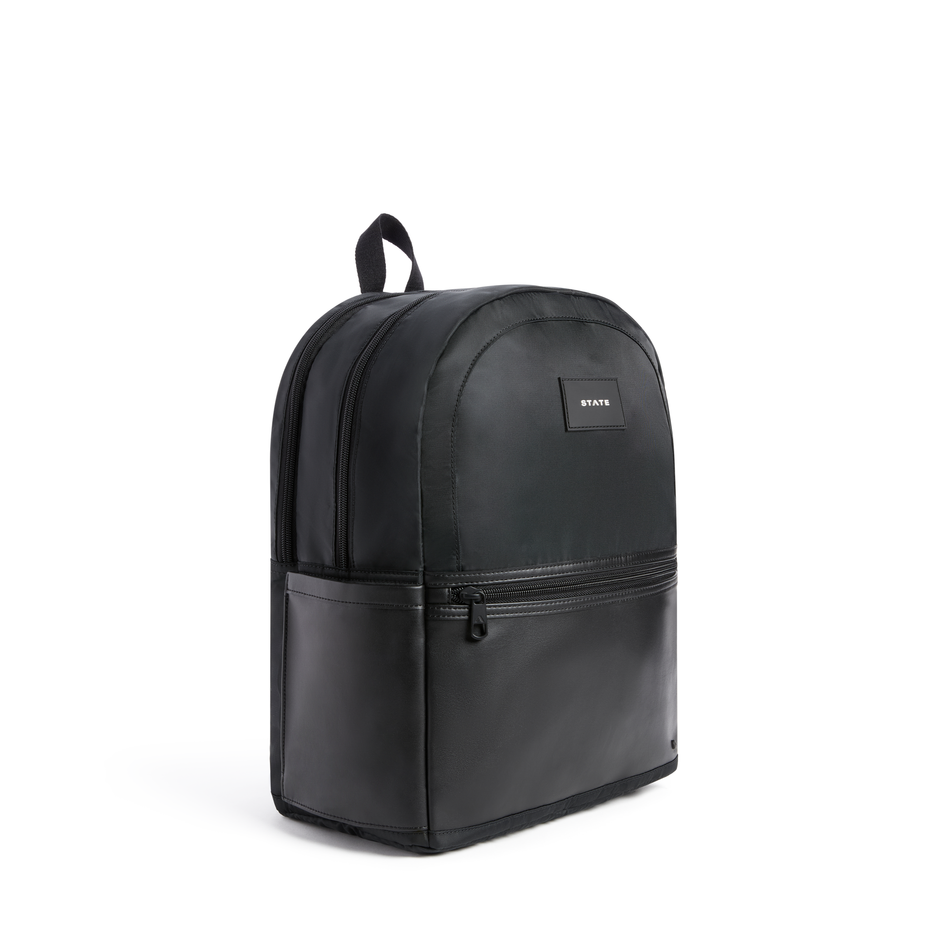 Evans Double Pocket Backpack Black