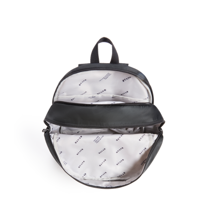 Evans Double Pocket Backpack Black