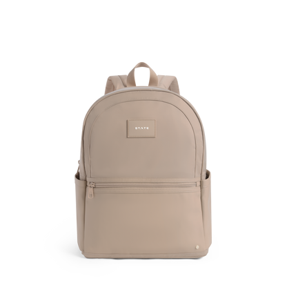 Evans Double Pocket Backpack Sand