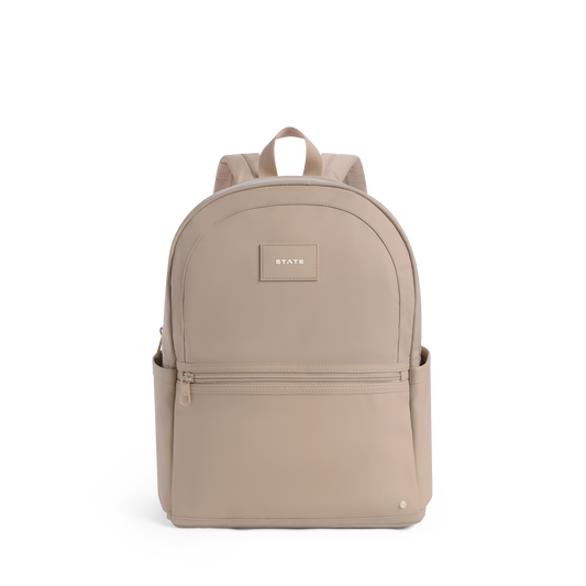 Evans Double Pocket Backpack Sand