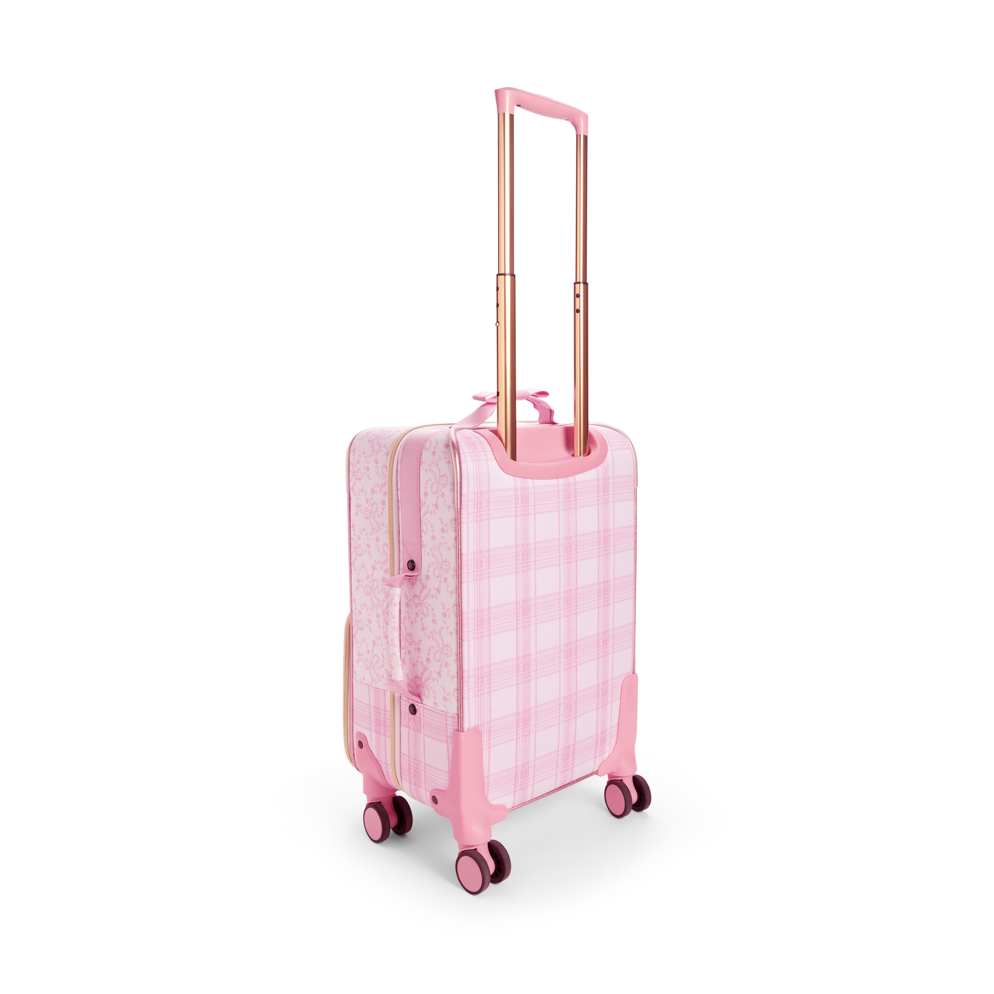 STATE x LoveShackFancy Logan Carry-On Suitcase Pink Vanilla