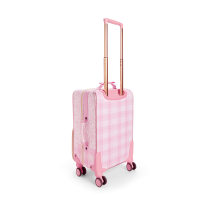 STATE x LoveShackFancy Logan Carry-On Suitcase Pink Vanilla