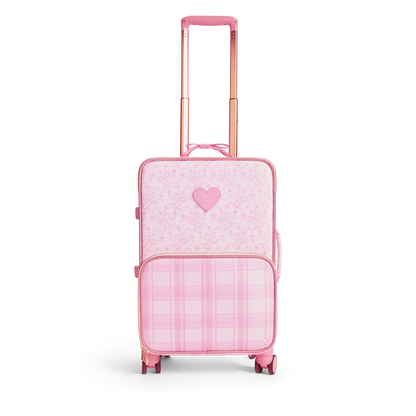 STATE x LoveShackFancy Logan Carry-On Suitcase Pink Vanilla