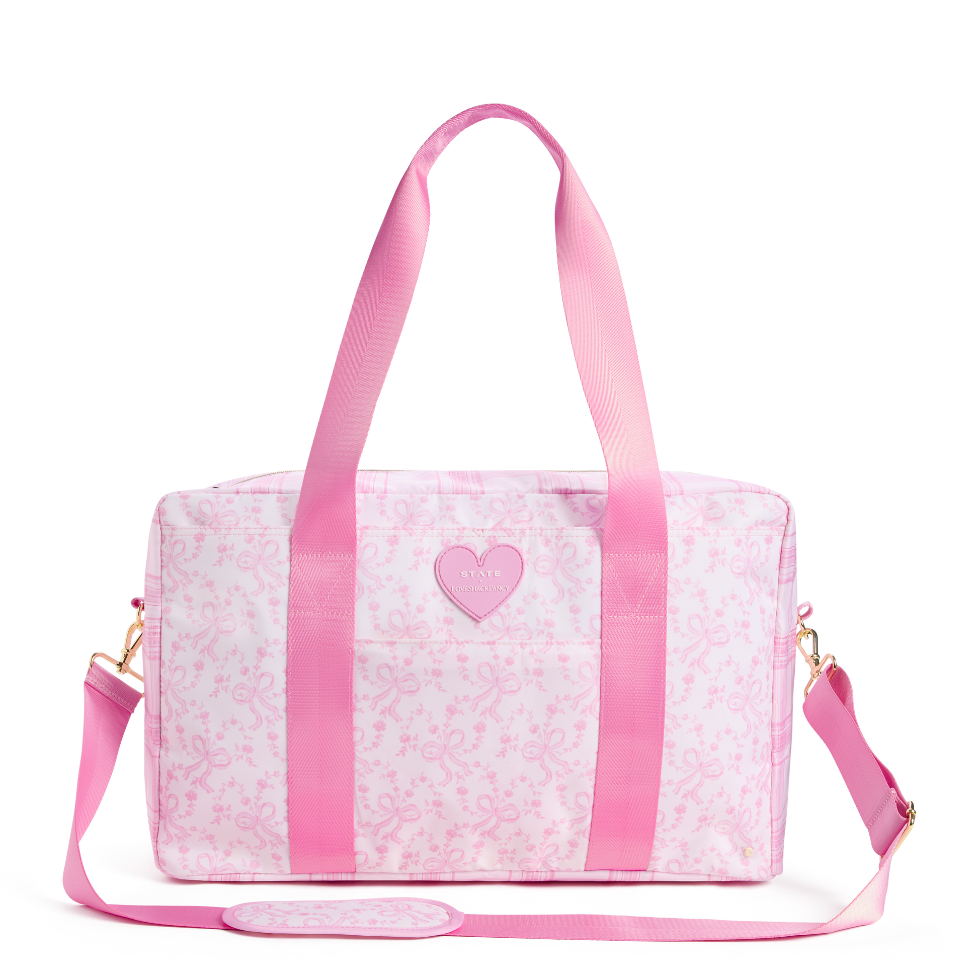 STATE x LoveShackFancy Wellington Weekender Pink Vanilla