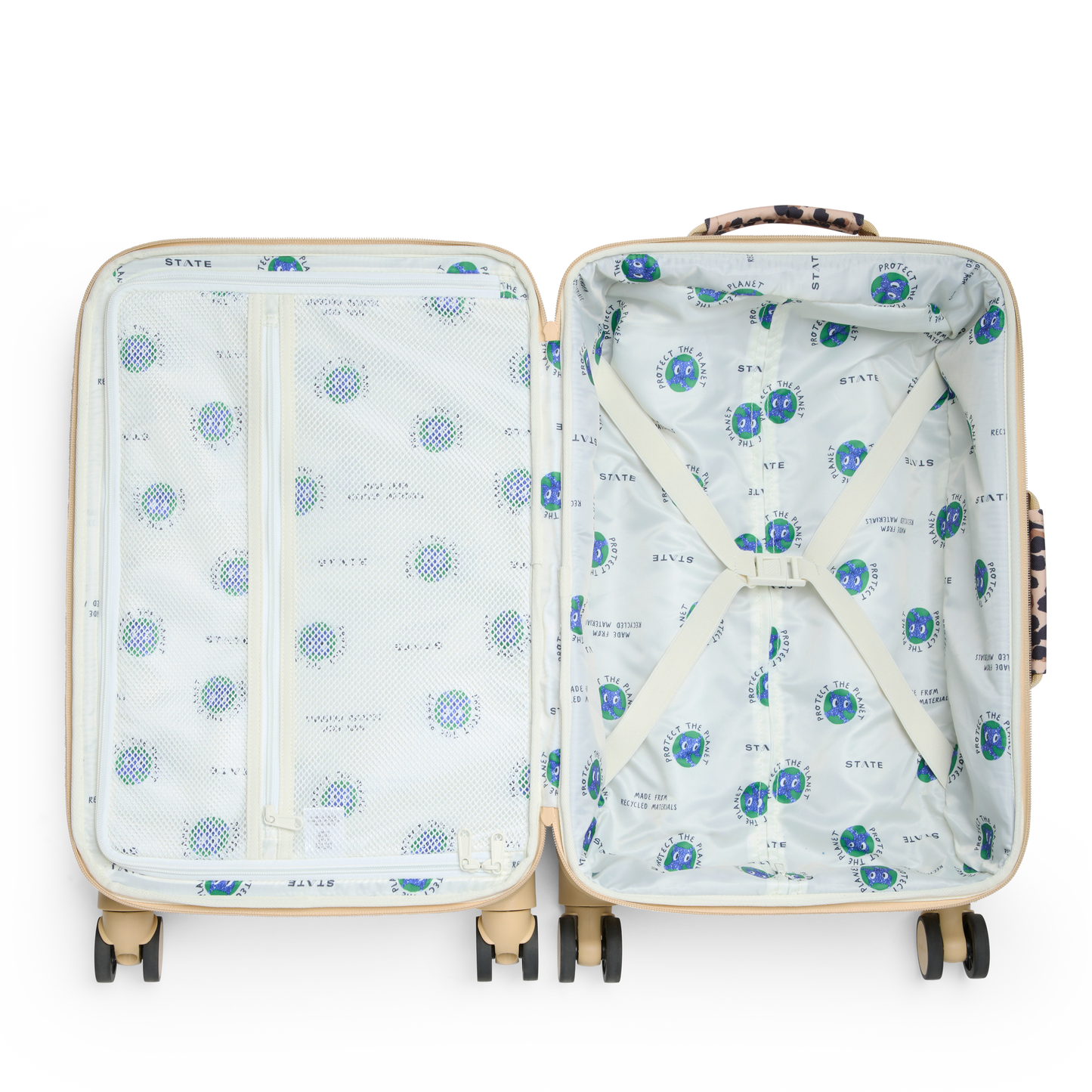 Logan Carry-On Suitcase Leopard