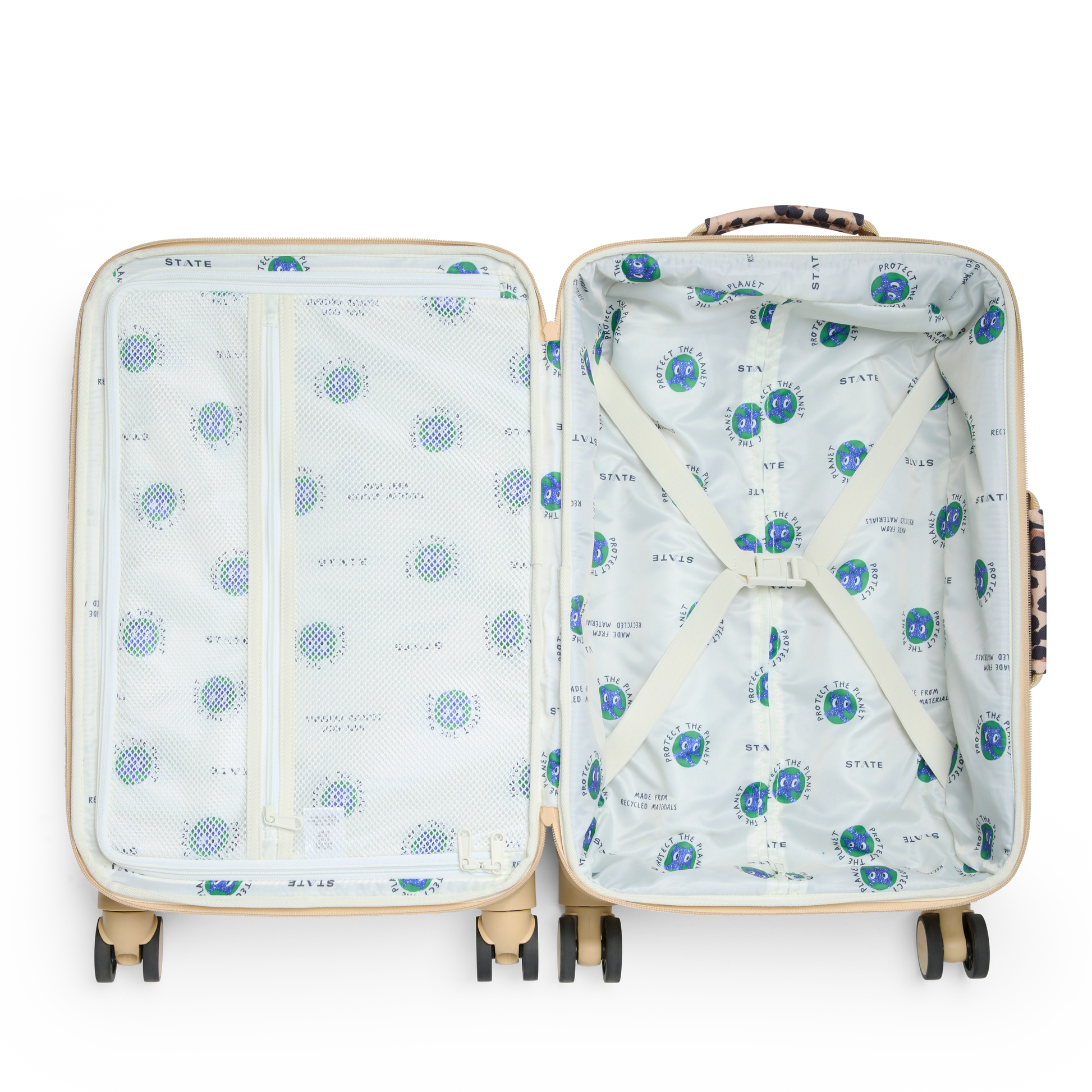 Logan Carry-On Suitcase Leopard