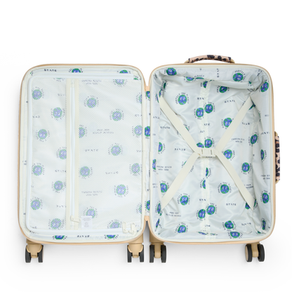 Logan Carry-On Suitcase Leopard