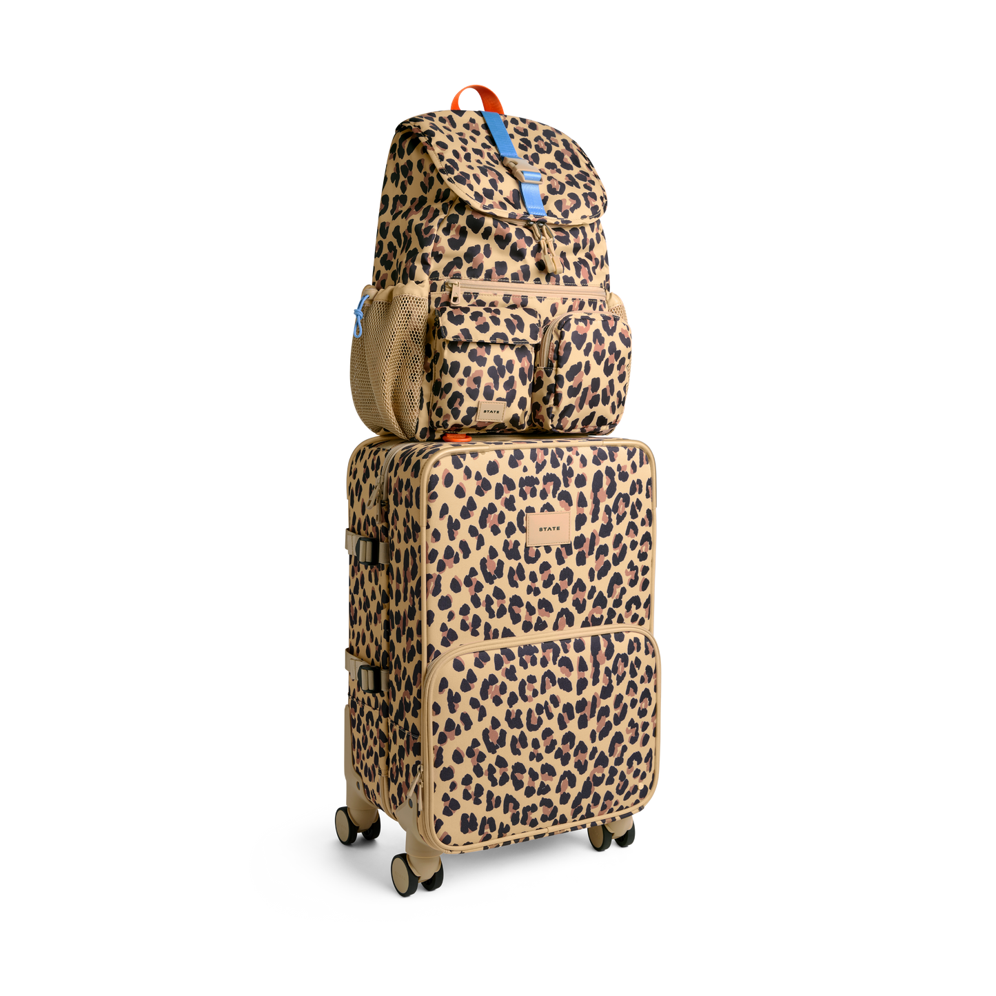 Logan Carry-On Suitcase Leopard